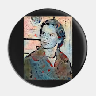 Rosalind Franklin Women in Science STEM Ancient Portrait Pin