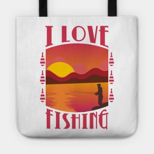 I Love Fishing Tote