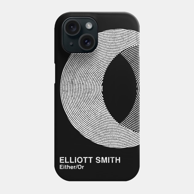 Either/Or / Minimalist Graphic Design Fan Artwork Phone Case by saudade