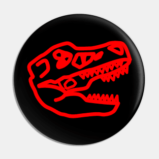 T rex Red Pin