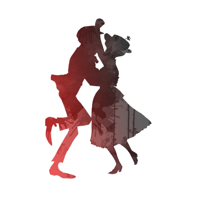 Couple Inspired Silhouette by InspiredShadows