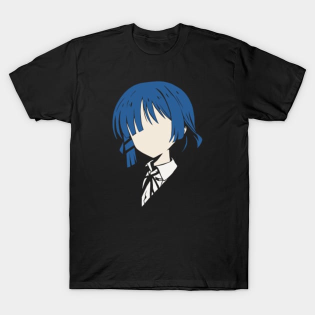 Bocchi the Rock Anime Characters Blue Short Haired Girl Ryo Yamada Pfp in  Minimalist Vector Art (Transparent) - Bocchi The Rock - T-Shirt