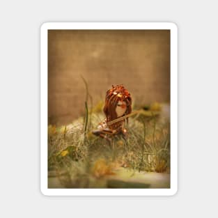 Little warrior fantasy scene Magnet