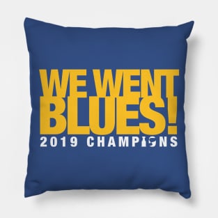 We Went Blues! Pillow