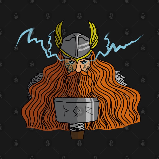 Thor, God of Thunder by El Onix