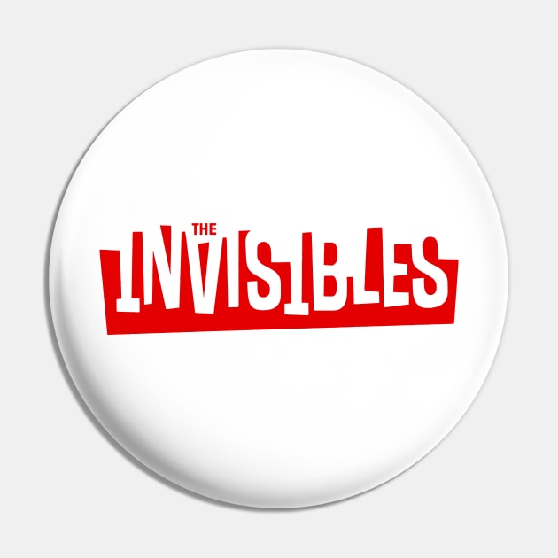 The Invisibles Logo (red) Pin by th3vasic