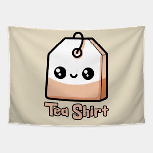 Tea Shirt! Cute Tea Bag Pun Tapestry