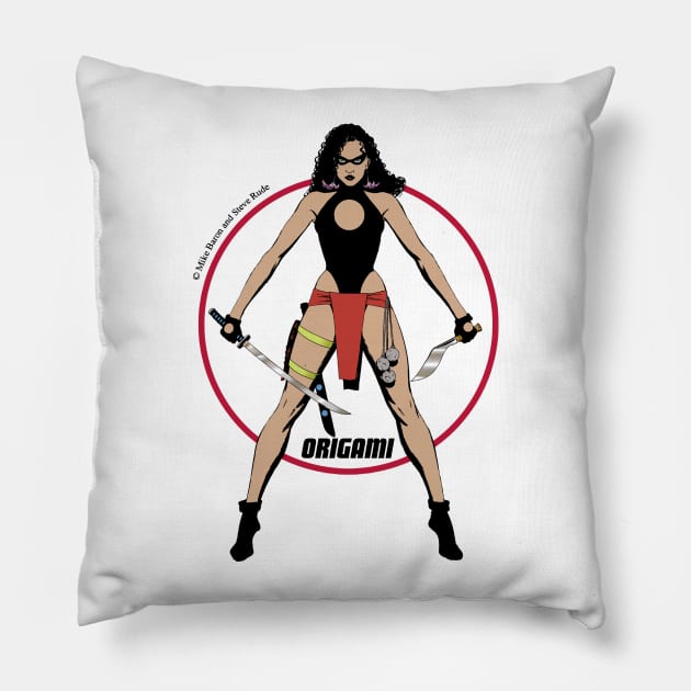 Origami Promo Pillow by Steve Rude the Dude