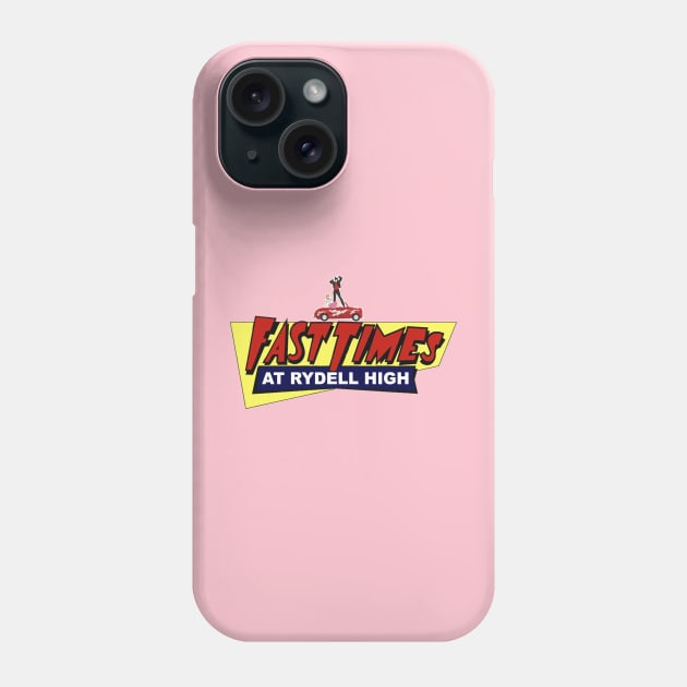 Grease / Fast Times Mashup Phone Case by RetroZest