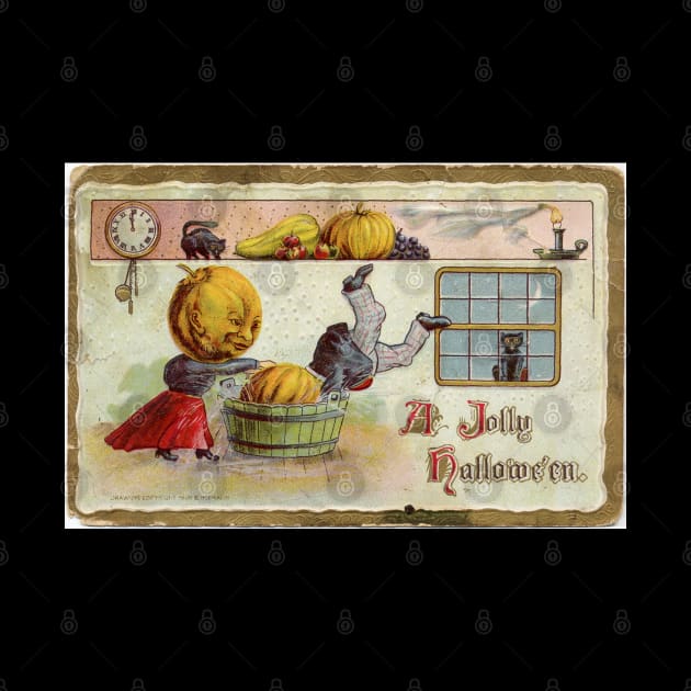 Antique Halloween Postcard. by Canadaman99