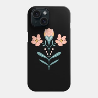 Folky flowers Phone Case