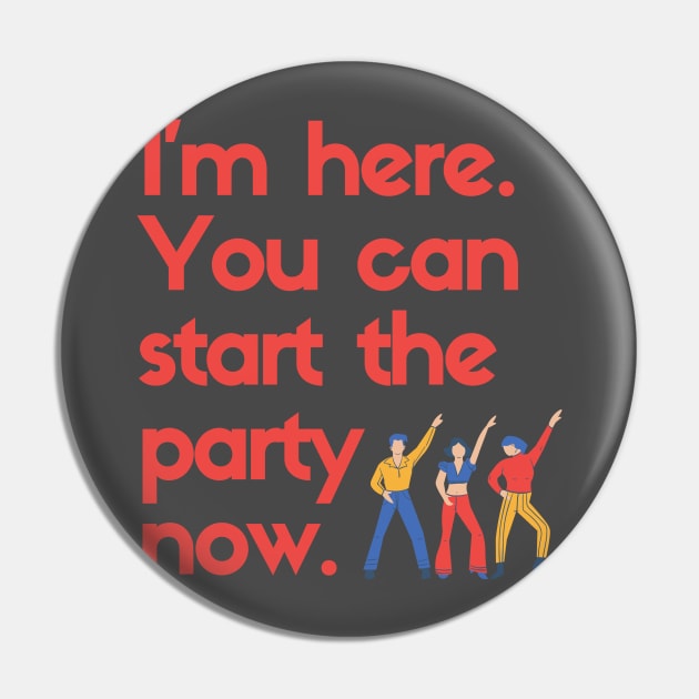 Funny Party Time Design. You can start the party now! Pin by CrazilykukuDesigns