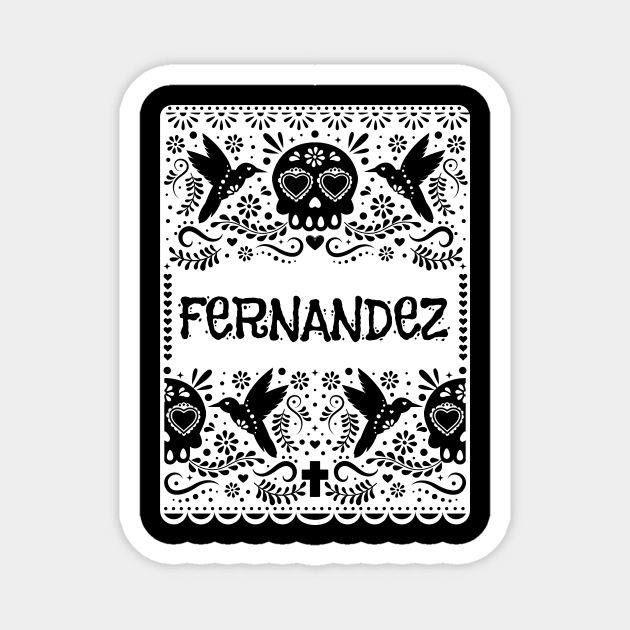 FERNANDEZ SURNAME GIFT FERNANDEZ FAMILY NAME Magnet by Cult Classics