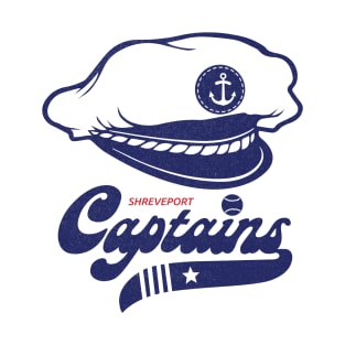 Defunct Shreveport Captains Baseball T-Shirt