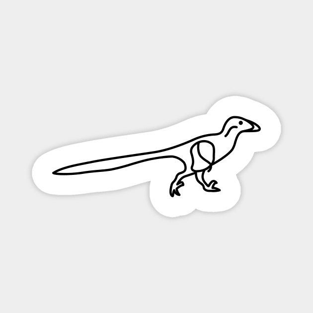 Deninonychus Magnet by Radradrad