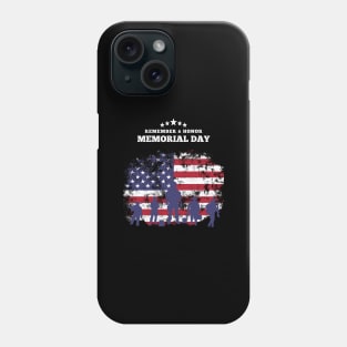 Red and Blue Patriotic Memorial Day Phone Case