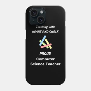 computer science teacher gift idea school design Phone Case