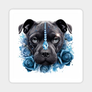 Crystal Staffy Magnet