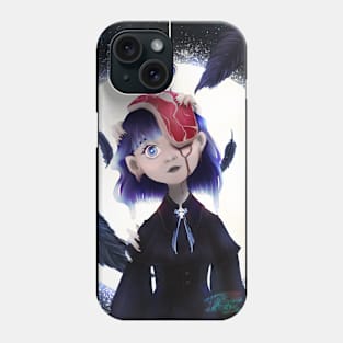 The Raven Girl (Re-design) Phone Case