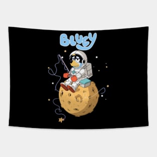 bluey moon Tapestry