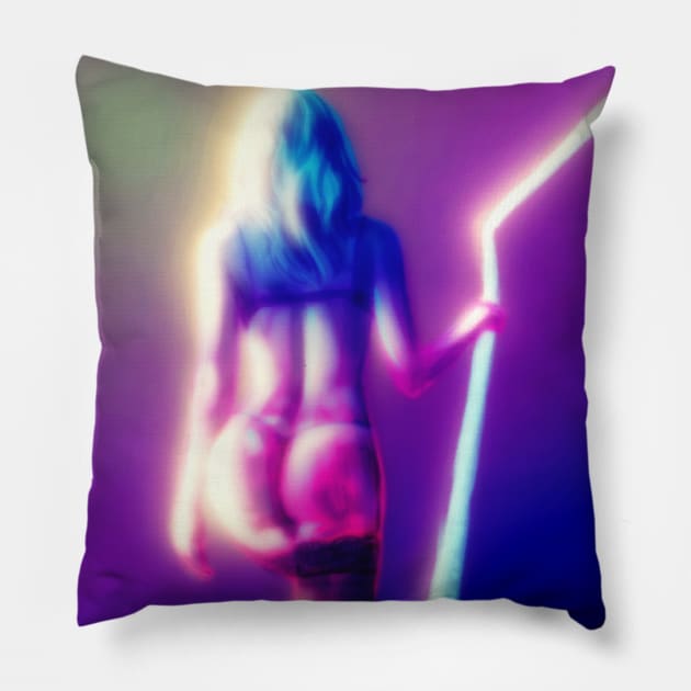 Seductive Iridescence Pillow by Jarrodjvandenberg