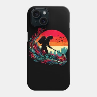 Proud Caretaker Woman Untold Heroes Sunset Design Phone Case