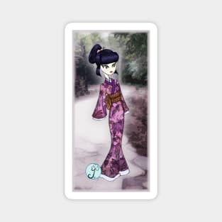 Kimono doll Magnet