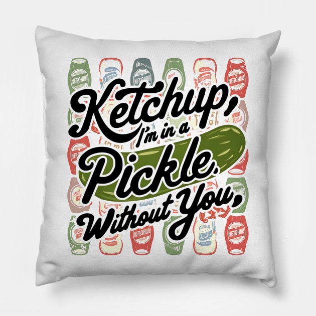 Ketchup Pillow by NomiCrafts