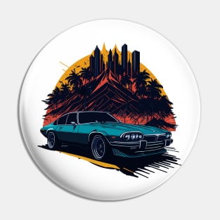 Jaguar XJS Vintage Car Pin