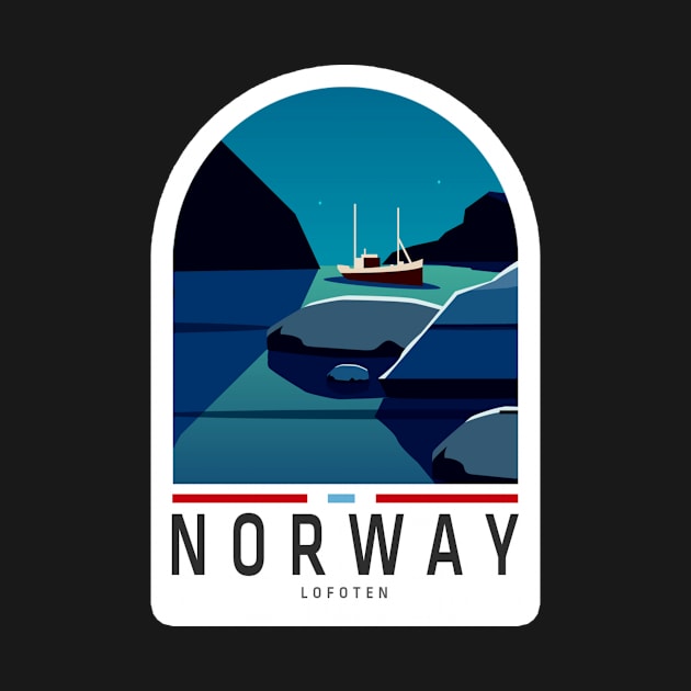 Norway Landscape Sticker, Norway lovers, Happy country, Travel by norwayraw