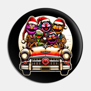 Muppets' Vintage Christmas Vacation T-Shirt Pin