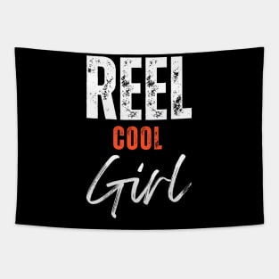 reel cool girl Tapestry