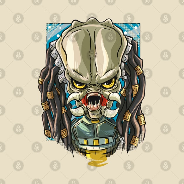 Pop Culture Caricature #23 - Predator by yazgar