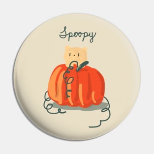 Spoopy Cat Pin