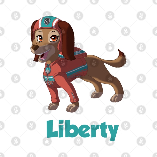 PAW Patrol - Liberty (w/ name) by kreazea