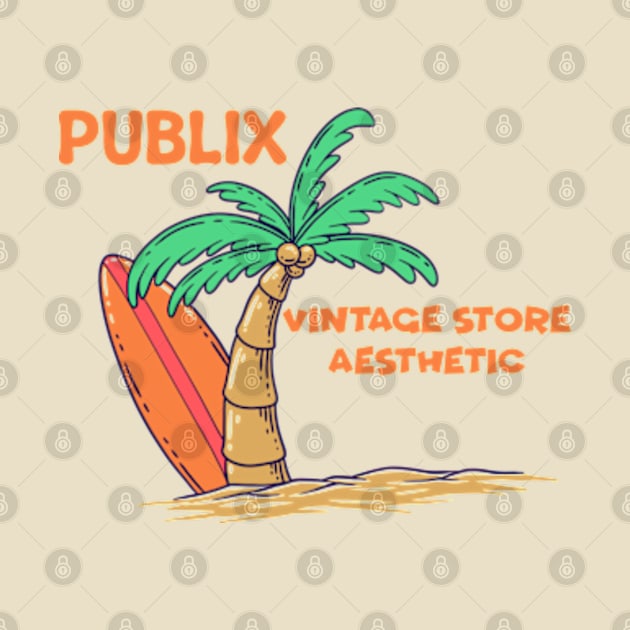 Publix Vintage Store Aesthetic by BlockersPixel
