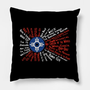 Wichita's Nicknames Pillow