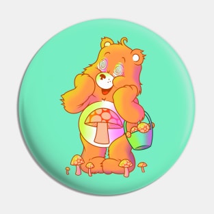 Shroom carebear Pin