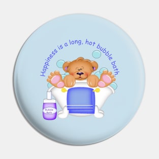 Bubble Bath Bear Pin