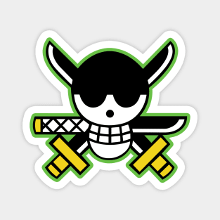 Roronoa Zoro Pirates Logo Magnet