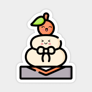Cute Kawaii Kagami Mochi Magnet