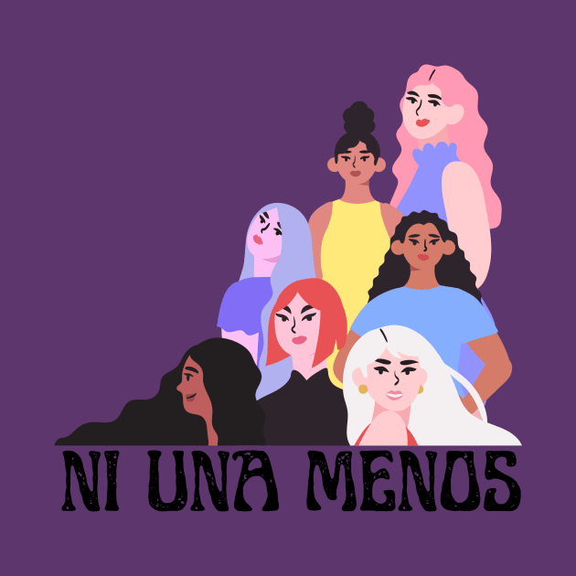 Ni una menos mujeres contenta by jeune98