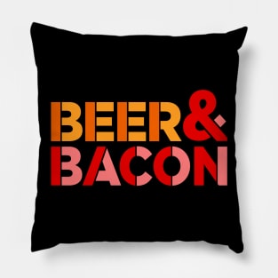 Beer & Bacon Pillow