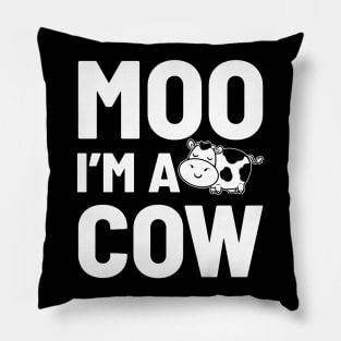 Cow Moo Halloween Costume Pillow