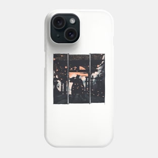 Orange Moon (Front and Back) Phone Case