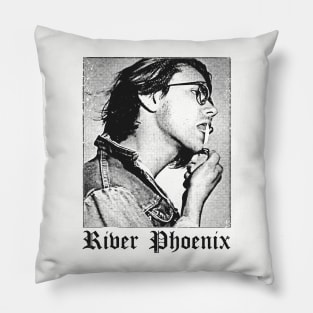 River Phoenix ////// 90s Aesthetic Fan Design Pillow