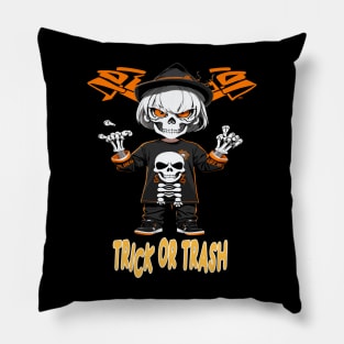 Trick or Trash Pillow