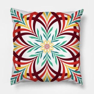 colorful abstract geometric illustration Pillow