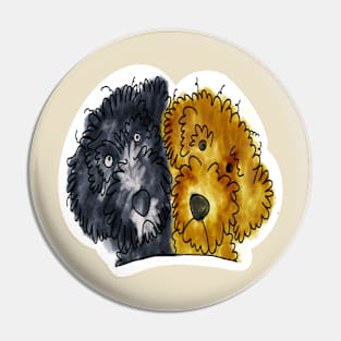 Labradoodle Pin