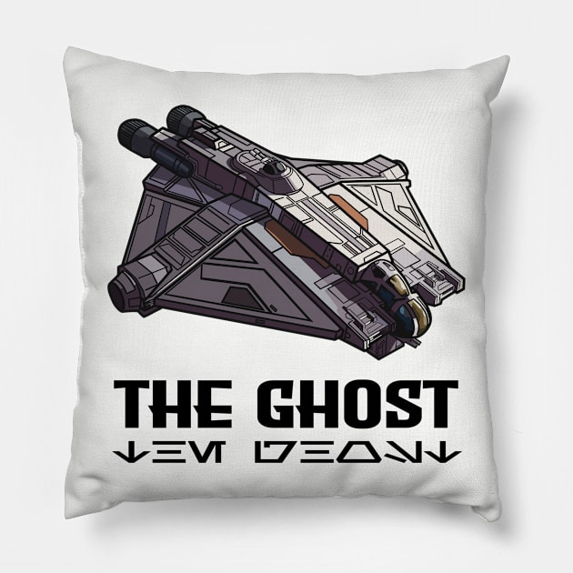 Starship 6 Pillow by fiatluxillust